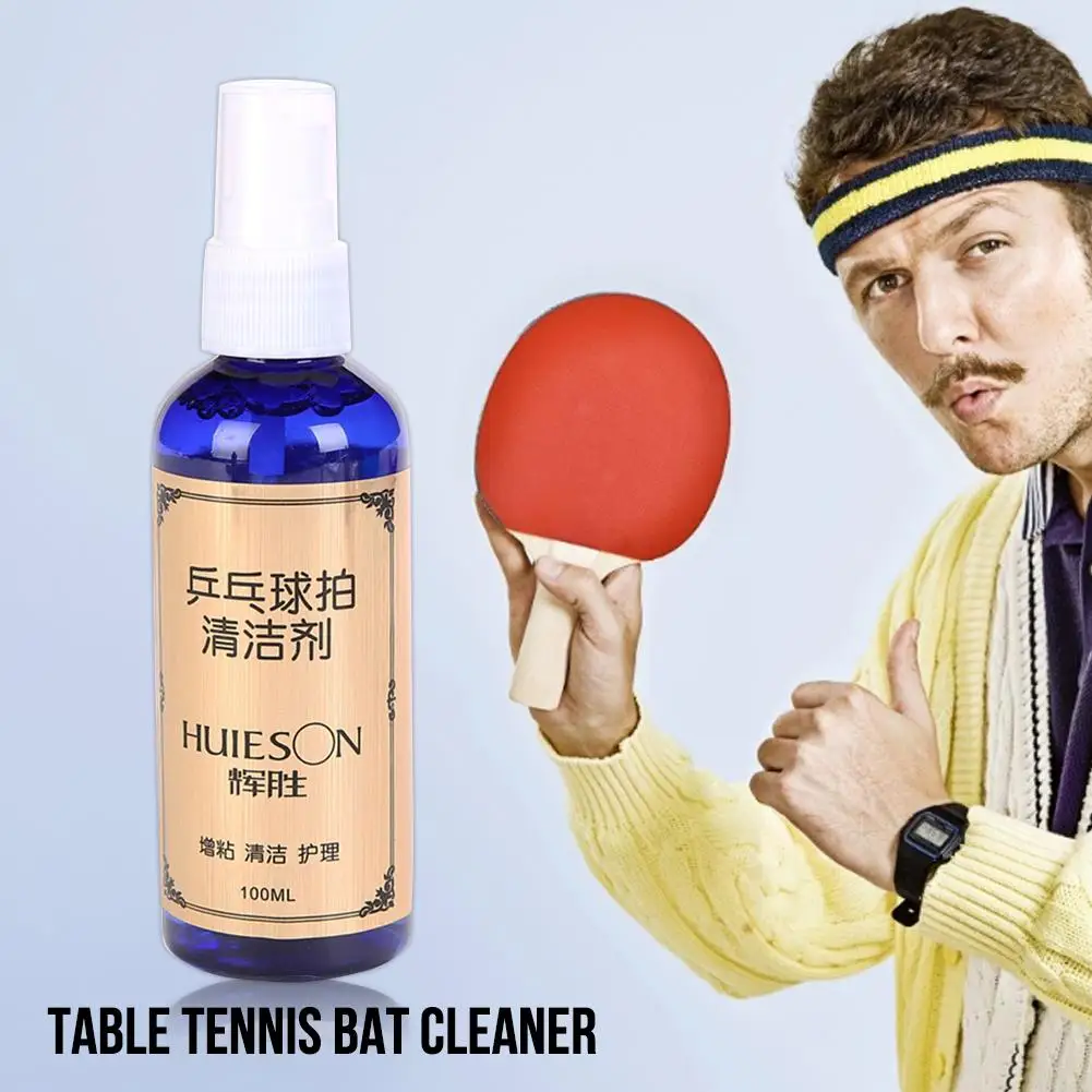 

New 2019 100ml Table Tennis Racket Detergent Table Tennis Rubber Cleaner For Cleaning Maintenance