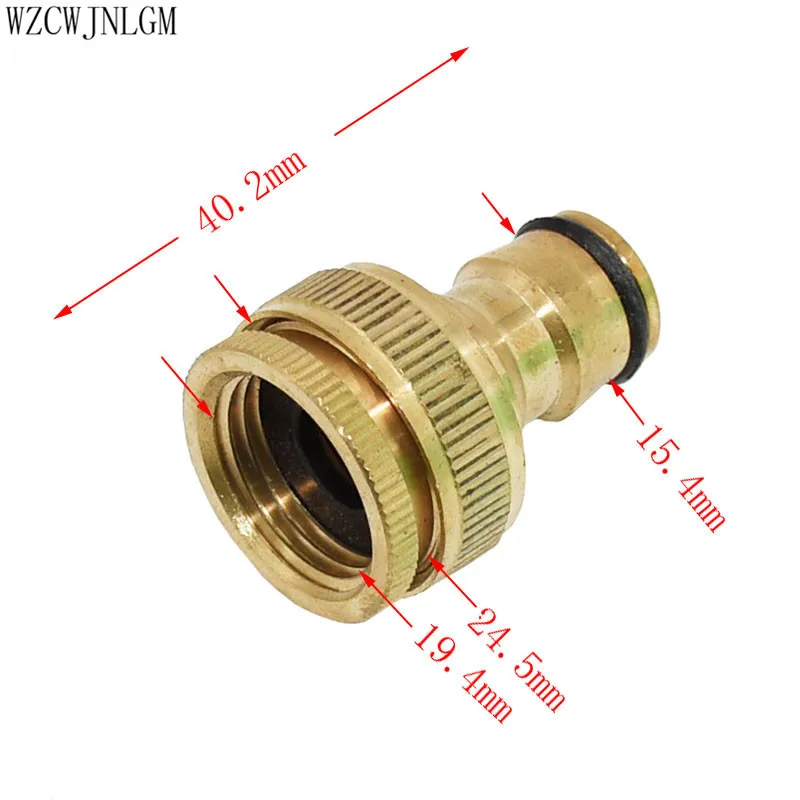 1 шт. медный соединитель для садового орошения 16 мм|quick hose|faucet connector hoseconnector hose |