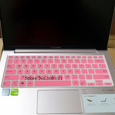 Pink Для ASUS VivoBook S13 S330UN s330 s330ua S330U Адольфович S 13 13,3 дюйма силиконовая для ноутбука чехол для клавиатуры ноутбука направляющее покрытие протектор - Цвет: Pink
