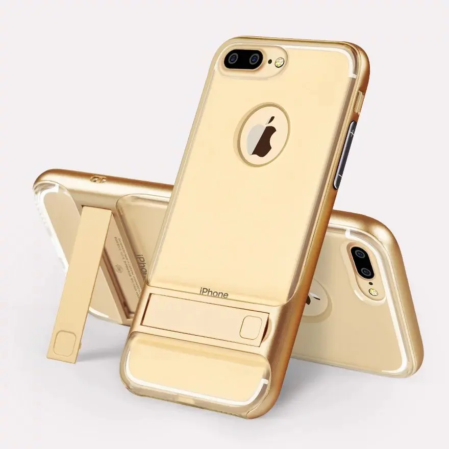 Для iPhone 7 Case Shell Гибридный Двойной Слой Амортизирующие Броня Чехол с Kickstand для Apple