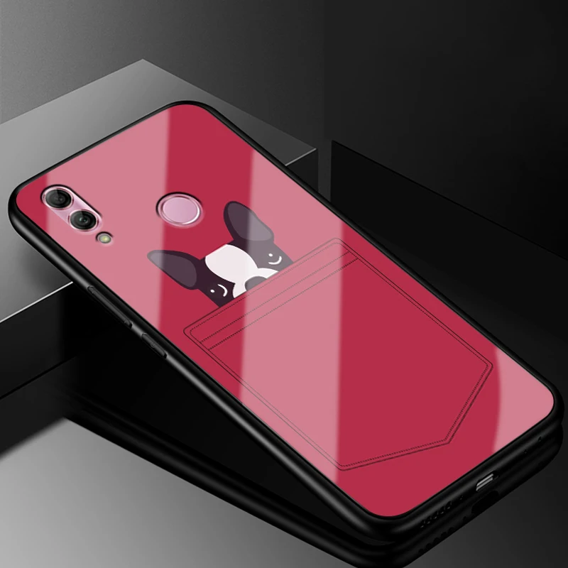A 6,21 ''для huawei Nova Lite 3 Чехол POT-LX2 из закаленного стекла жесткий чехол для телефона для huawei Nova Lite 3 Чехол Nova Lite3 мягкая рамка