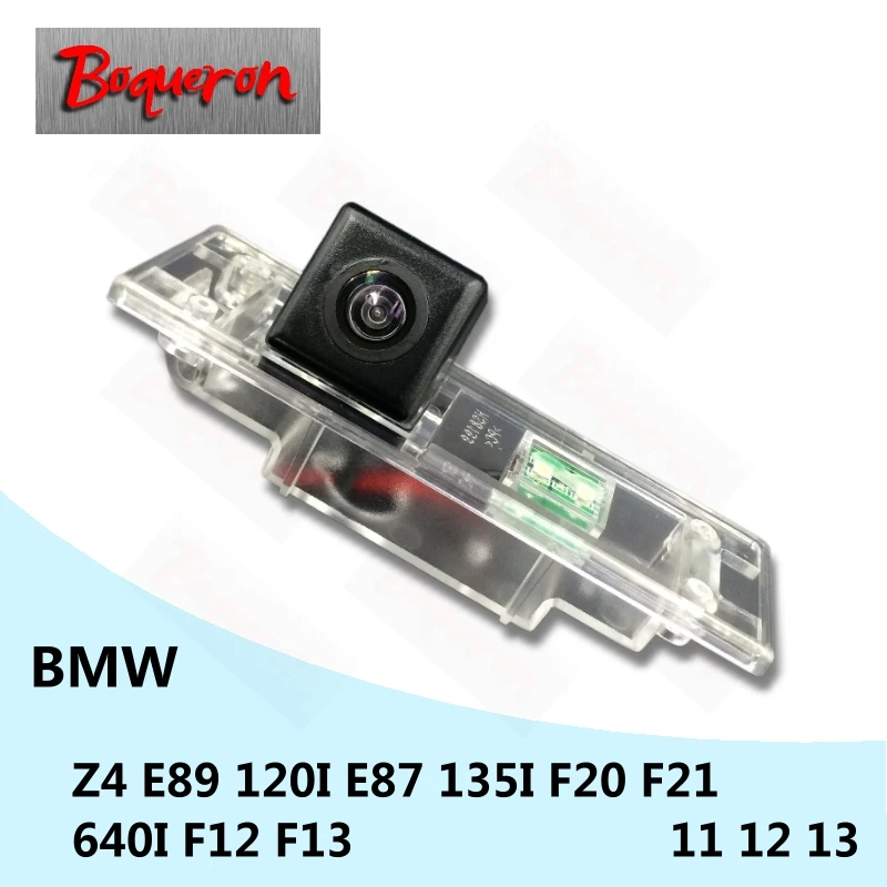 BOQUERON for BMW Z4 E89 120I E87 135I F20 F21 640I F12 F13 SONY Waterproof CCD Car Camera Reversing Reverse rear view camera