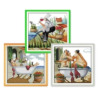 everlasting love christmas enjoy life ecological cotton chinese cross stitch kits counted stamped 14ct 11 ct sales promotion