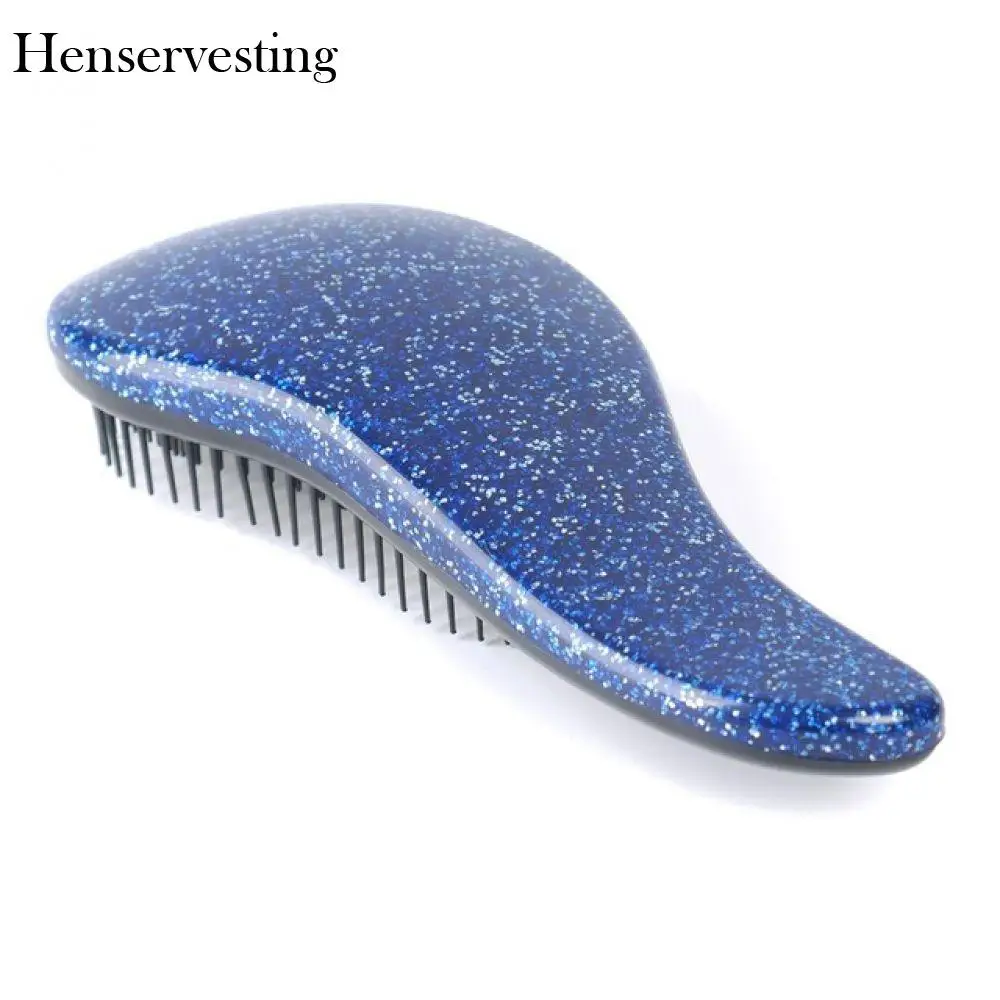 5 цветов расческа для волос блестящая ручка спутывание распутывание инструмент