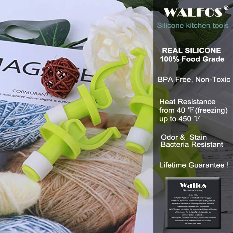 Новинка WALFOS силиконовая бутылка для вина пробковая заглушка пива крышка бутылки