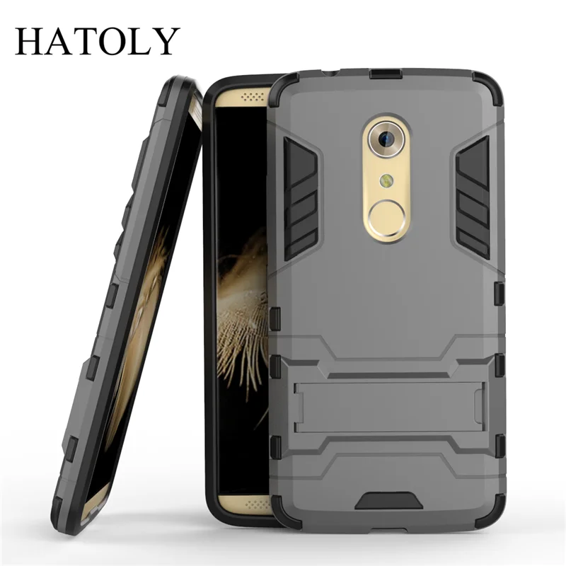 Чехол hatoly ZTE AXON 7 чехол с резиновой броней для робота тонкий жесткий телефона A2017 &lt