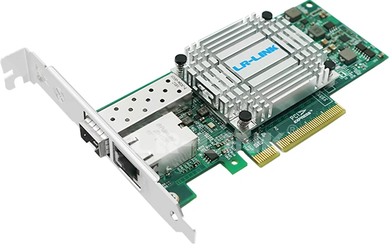 LR-LINK 4001PT-PF зарядное устройство с двумя портами 10 Гб Ethernet PCI-E волоконно-оптический сетевой карты для программирования в производственных условиях+, RJ45, оптоволоконный медиа-конвертер три-в-одном комбинация