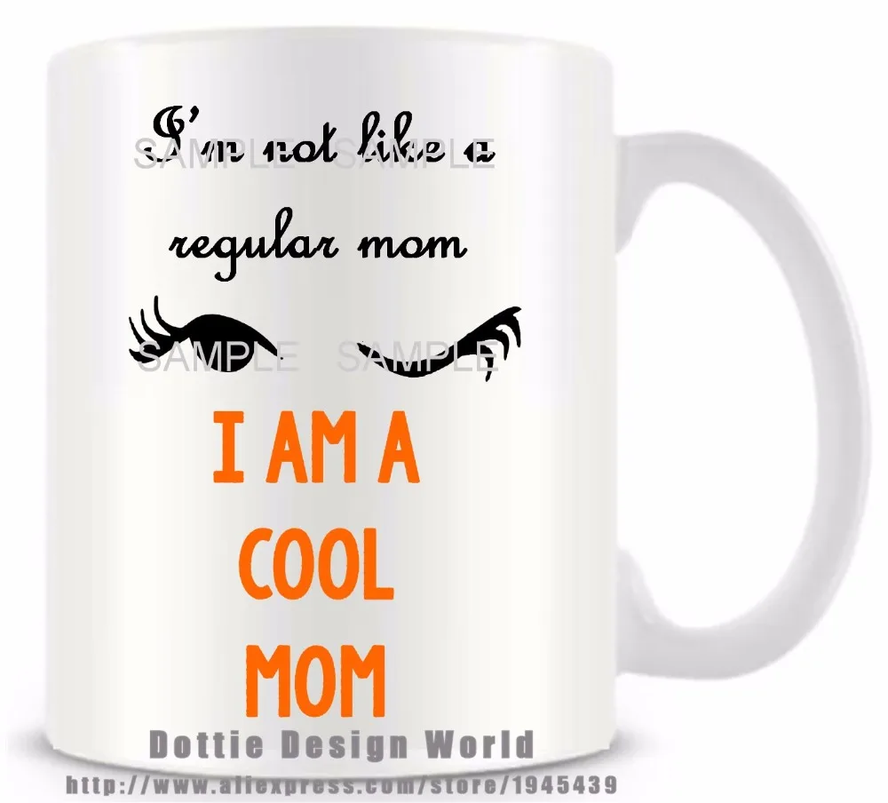 Я не как обычная Мама я крутая мама забавная кружка для путешествий керамическая