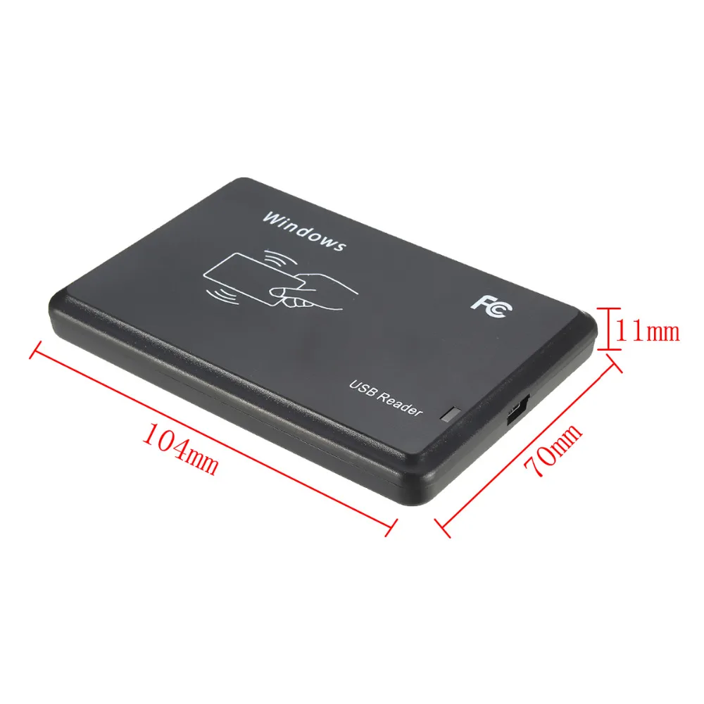 13,56 МГц USB M ifare RFID Бесконтактный датчик приближения Смарт-карты/считыватель ID карт 14443A с USB кабелем Прямая поставка
