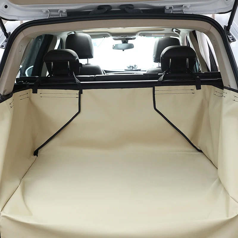 売る Pawstripペット車カバー防水犬トランクマットペット貨物ライナーカバー車のトランクプロテクターバックシートカバーsuvペットの障壁
