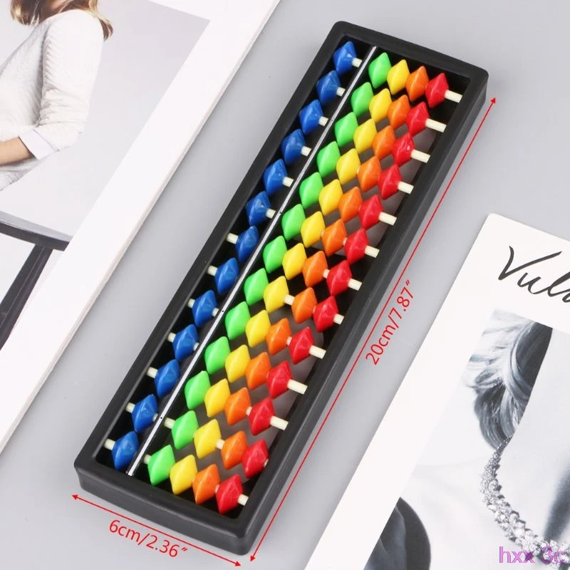 13 колонки портативные пластиковые Abacus арифметические счеты соробан расчетный