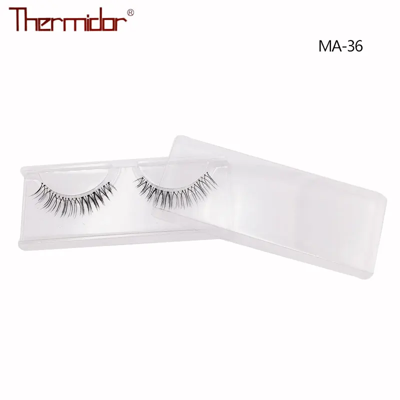 Thermidor Новые 3 пары/коробка натуральные ресницы короткие тонкие синтетические