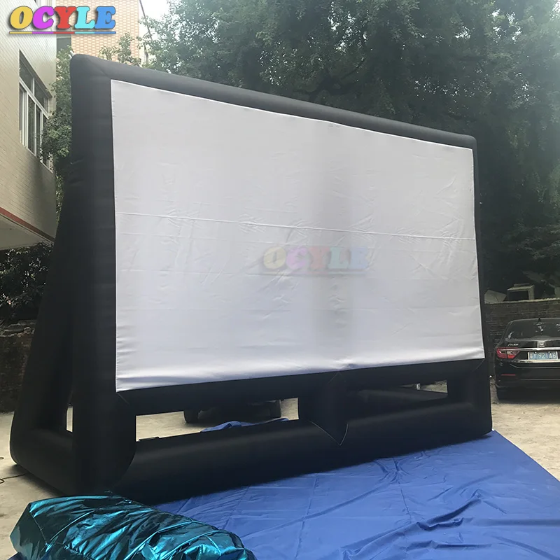 Бесплатная доставка гигантский надувной экран для кино размером 5 4x4 2x2 8 м