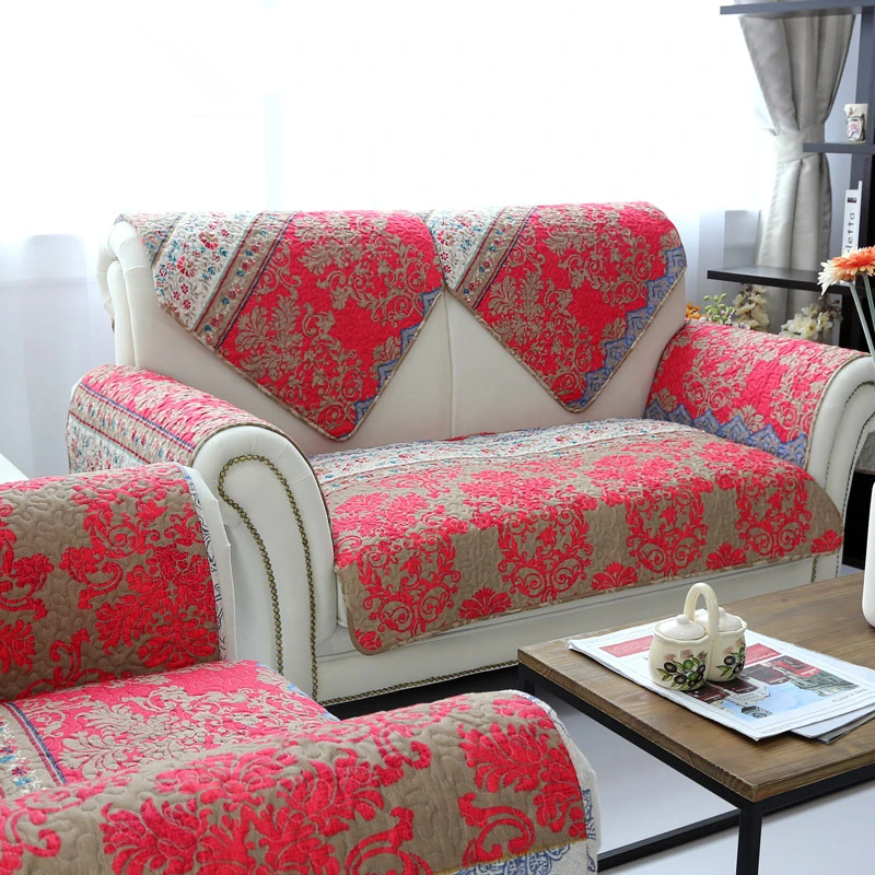 Противоскользящий чехол для деревенского дивана противоскользящая подушка