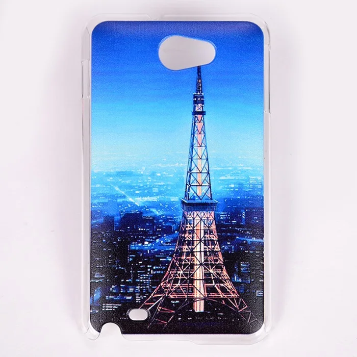 Окрашенный эйфелева башня дизайн чехол для Samsung Galaxy Note i9220 1 шт. крышка Samaung|case case|case