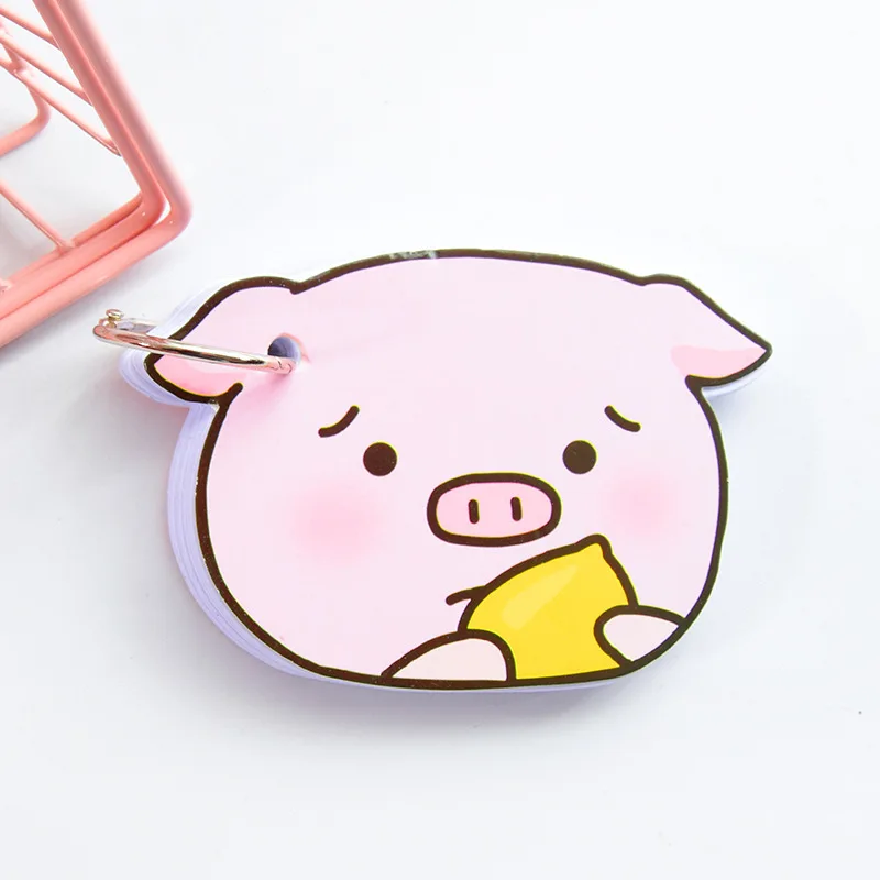 Милая свинья Пряжка блокнот для заметок Kawaii креативный дневник блокнот Высокое качество блокнот для заметок офисные принадлежности блокнот для заметок - Цвет: Style1