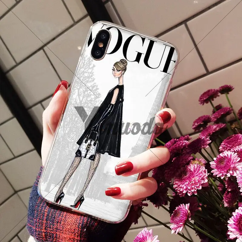 A14 Yinuoda Женский Бренд больше проблем, чем Vogue DIY чехол для телефона, чехол для Apple iPhone 8 7 6 6S Plus X XS MAX 5 5S SE XR - Цвет: A14