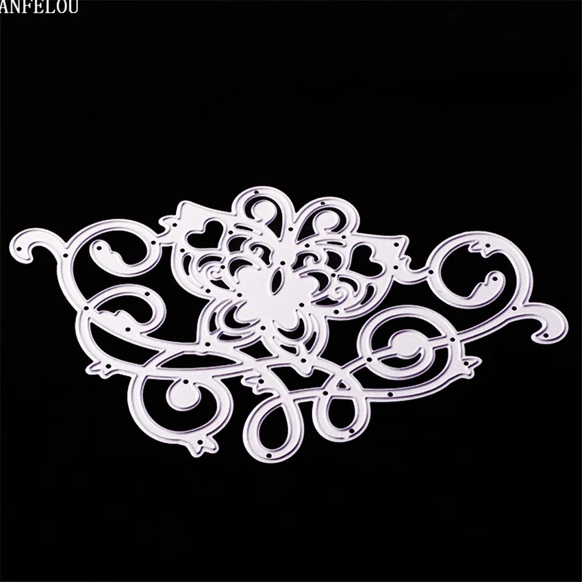 PANFELOU Easter large flower Scrapbooking DIY album cards paper die metal craft stencils punch cuts dies cutting | Дом и сад