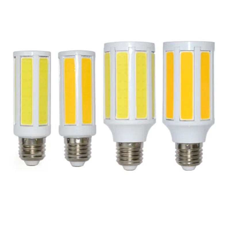 Бренд E27 COB светодиодные лампы SMD 220V 8W 12W кукурузы Рождество фары люстры в форме