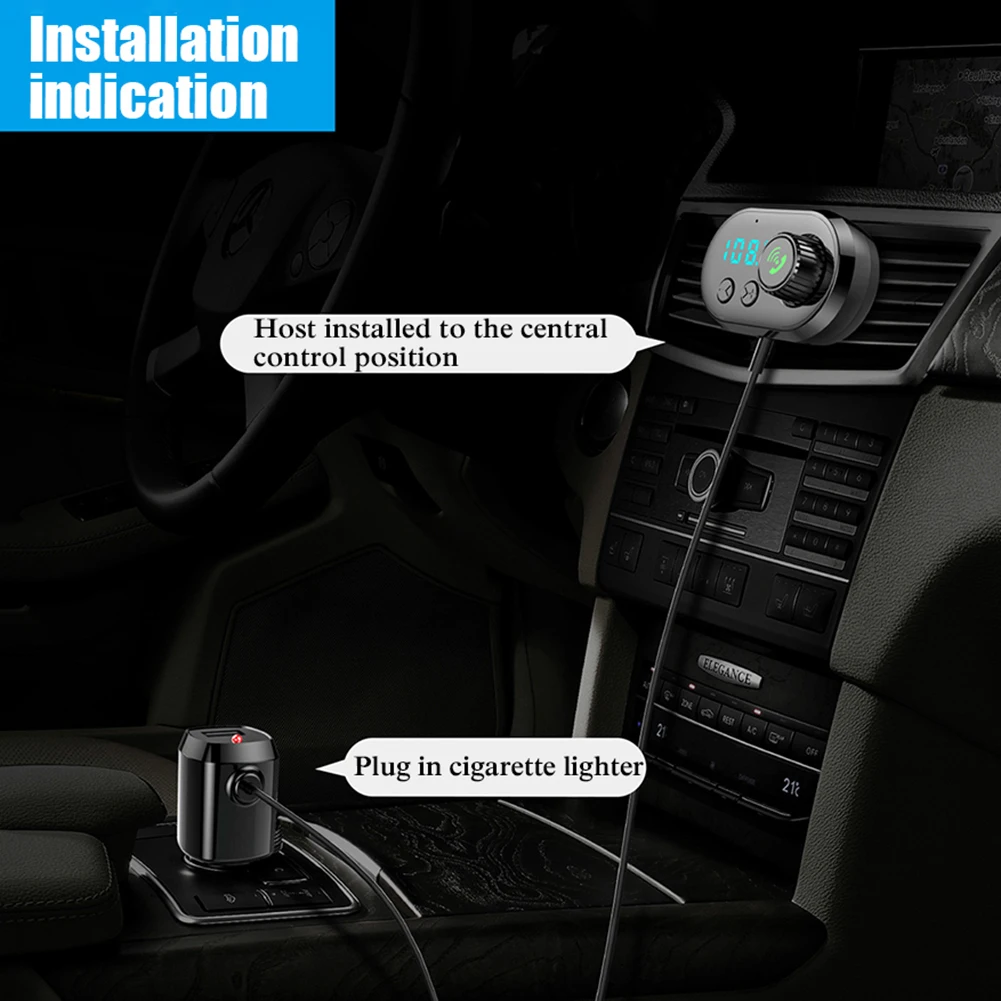 Автомобильный MP3 Bluetooth tf-плеер Q16 очиститель аромата 3.1A быстрое зарядное устройство Автомобильный комплект MP3-плеер модулятор Автомобильный стерео беспроводной громкой связи FM t