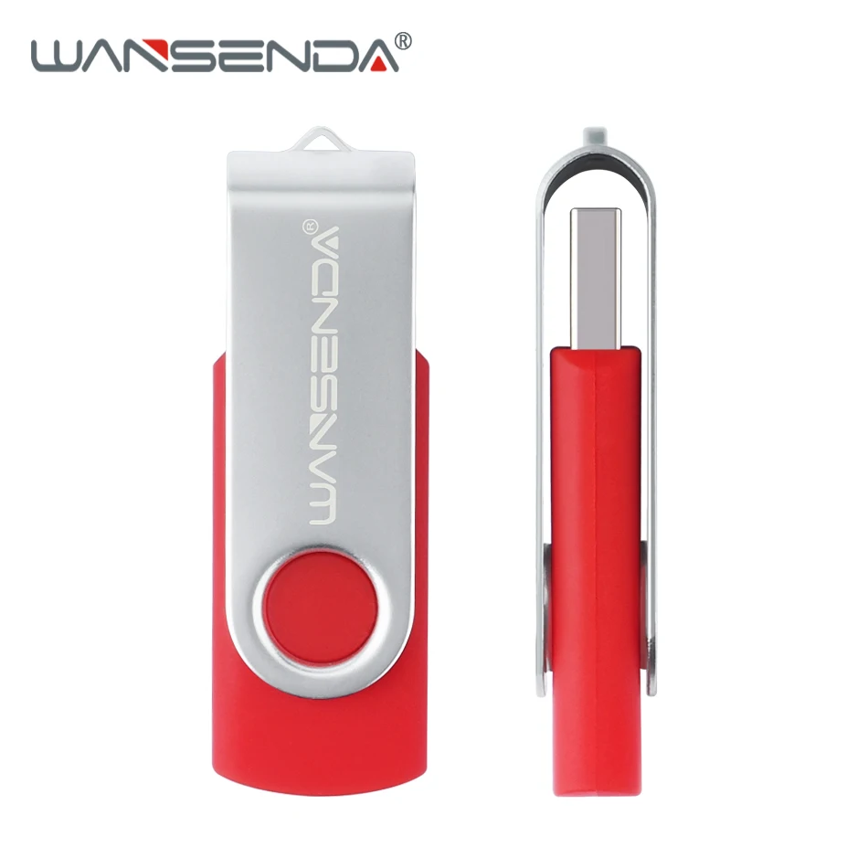 Высокоскоростной USB флеш накопитель WANSENDA 32 ГБ 64 3 0 Вращающаяся ручка 16 128