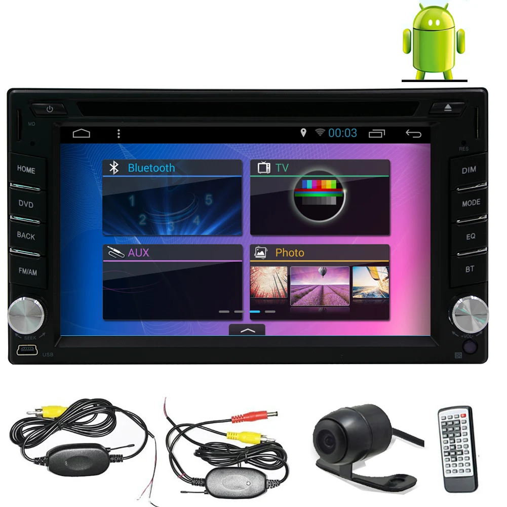 RDS Аудио Android 5 1 автомобильный DVD головное устройство с радио навигацией 1080 P 2 din WiFi