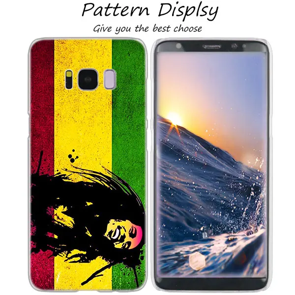 013 MLLSE рэгги Боб Марли модный прозрачный чехол для samsung Galaxy S10 Lite S9 S8 плюс S7 S6 край S5 S4 мини Лидер продаж - Цвет: 013