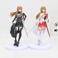 anime sq sword art online asuna collection action figure sao yuuki asuna model toy 18cm