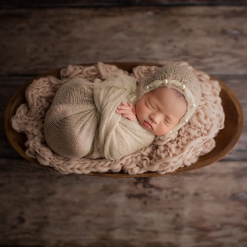 Wool Mini Blanket Newborn Basket Stuffer Filler Baby Photography backdrop Layer Fabric | Мать и ребенок