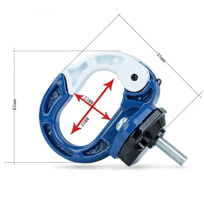 Универсальный держатель на крючок из алюминиевого сплава для мотоцикла с
