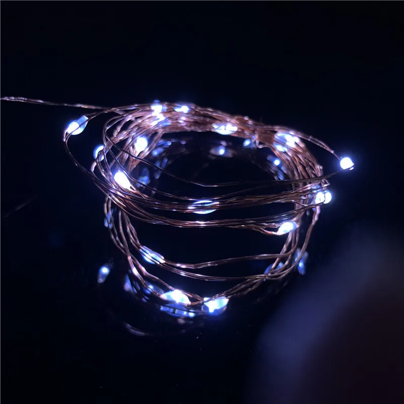 DC 5V 2M 20LED USB зарядное устройство Светодиодная лента с питанием от RGB медная
