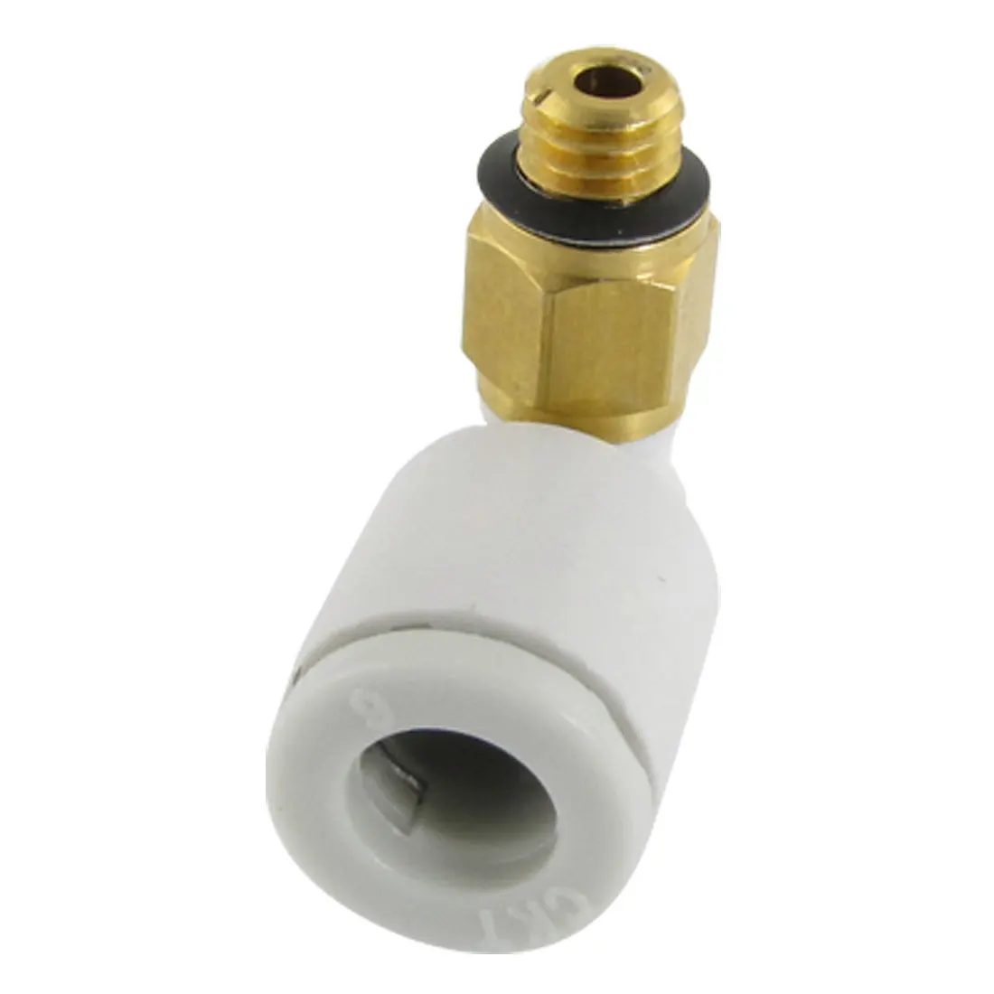 

6mm 15/64" Push In to Connect M5 Thread Elbow Quick Pneumatic Fitting