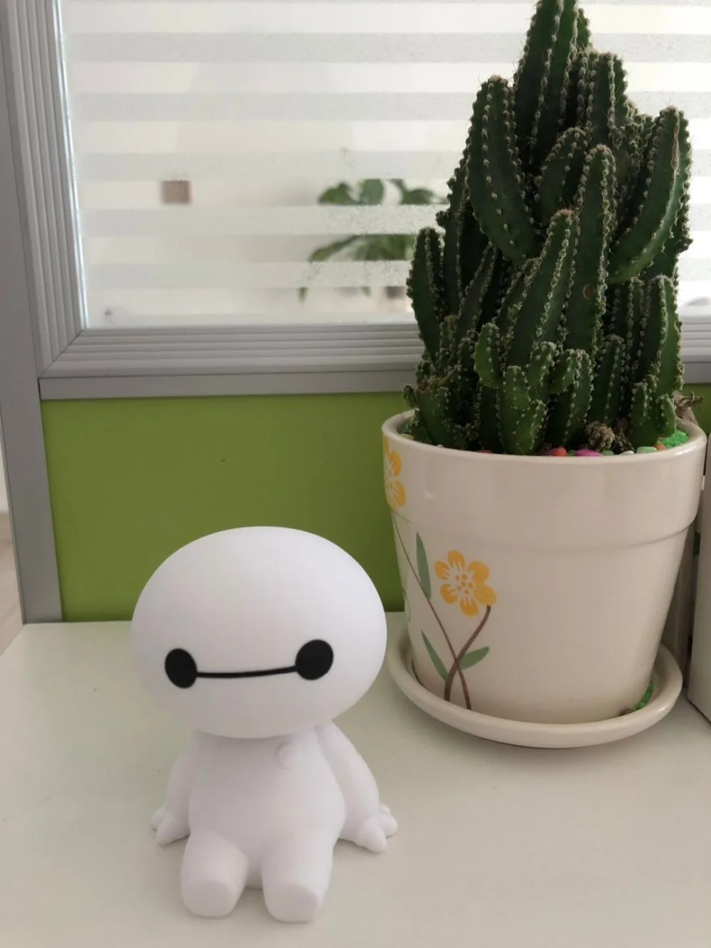 Мультфильм пластик Baymax робот тряски голова фигура автомобиля украшения для jeep