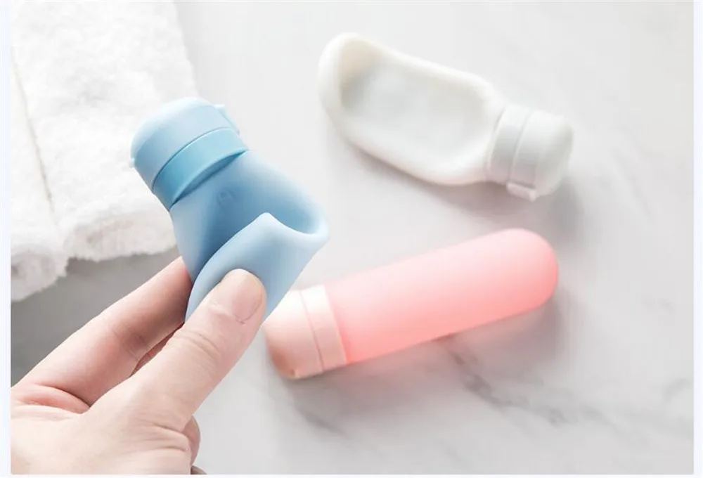 Xiaomi Youpin U Travel Sub Bottle силиконовый портативный легкий мягкий для кожи полезный, безопасный 50 мл x 3 шт. синий розовый серый