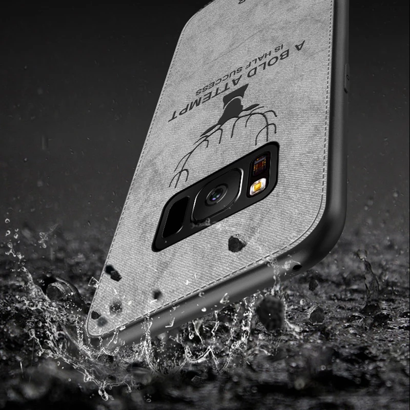 Case For samsung s10 plus s8 s9 a30 a50 m30 note 8 9 s10E j4 j6 j8 a5 a6 a8 a7 a9 2018 j3 j5 j7 pro Fabric Phone Cover |