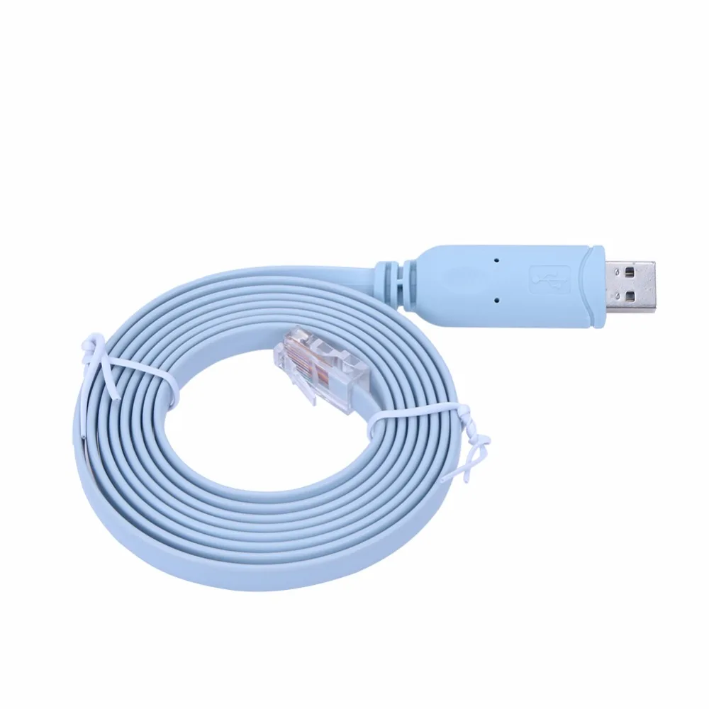 180CM USB Rj45 Console Cable Network Switch Router Line config Debug |