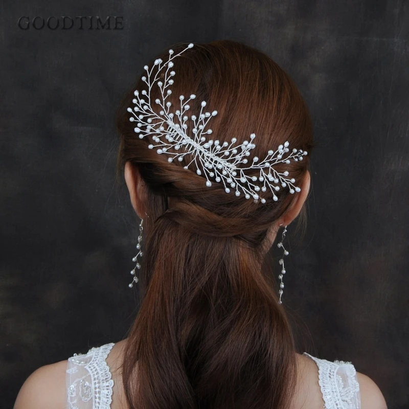 Noble Bridal Wedding Wing Shaped Headdress Accessories Tiara Headband Frontlet Bridesmaid Hair Jewelry For Women Party Dress Up | Украшения