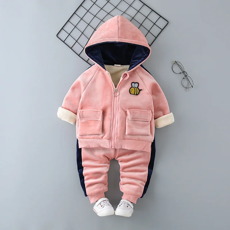 Комплекты одежды для малышей сезон осень-зима Повседневный хлопковый комплект