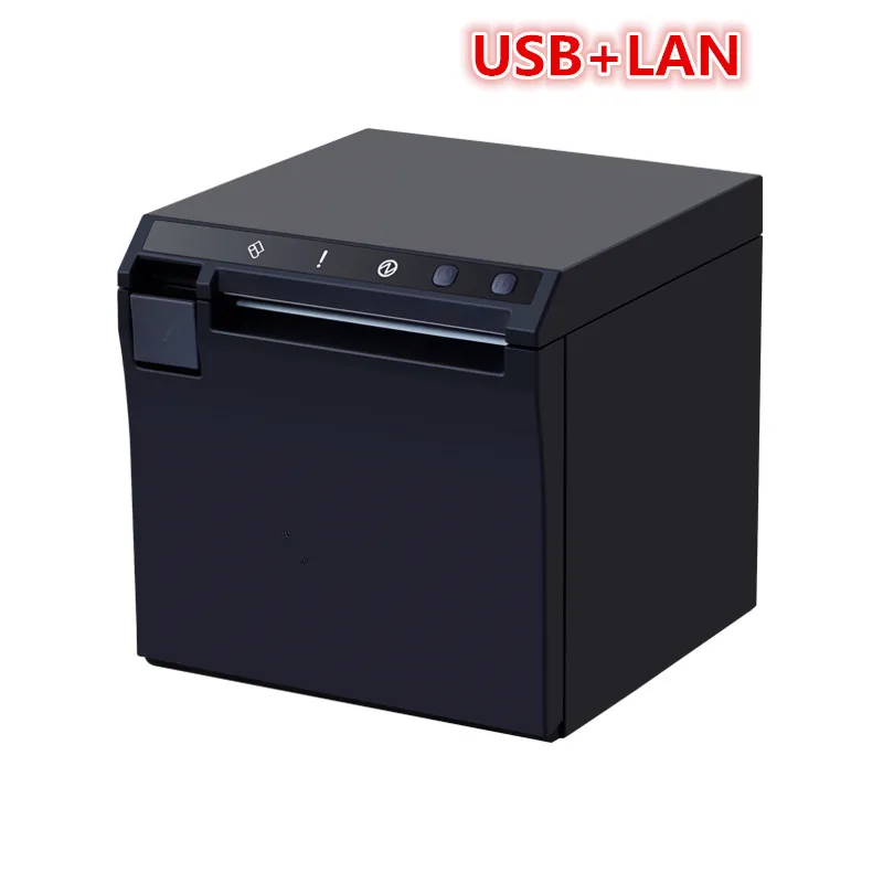 USB LAN Высокое качество автоматический резак Термальный чековый принтер USB+ последовательный orEthernet порт поддержка для печати лотереи/кино билетов - Цвет: USB LAN