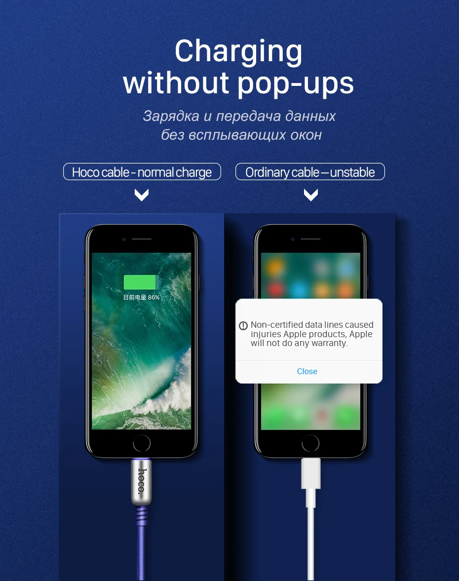HOCO 90 градусов USB кабель для iPhone XR XS MAX 6s 7 8 Быстрая зарядка кабель синхронизации данных 2.4A USB зарядное устройство провода L Тип зарядки Кабели