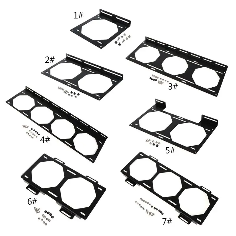 For 12/14cm Fan Holder External Computer Case Heatsink Gadge