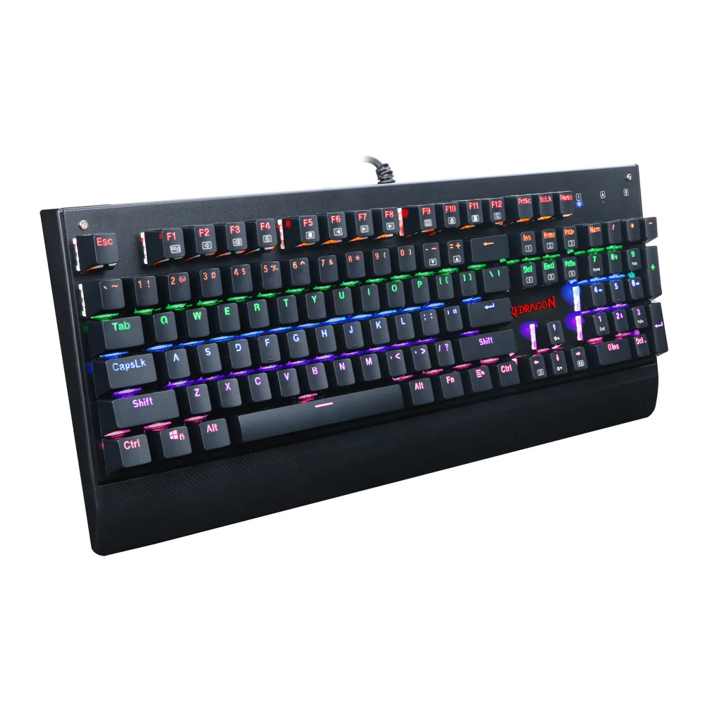 Redragon K557 KALA RGB светодиодный с подсветкой полноразмерная Механическая игровая