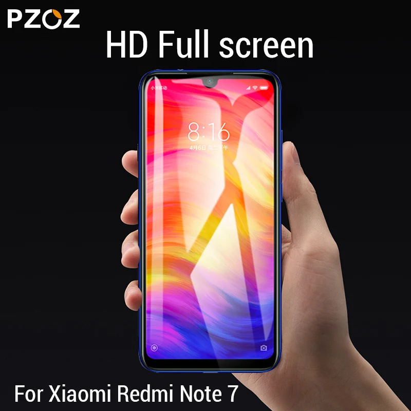 PZOZ для Xiaomi Redmi Note 9s 7 8 K20 7A Mi 10 CC9e Pro 9t Mi9 защита экрана полное покрытие Закаленное