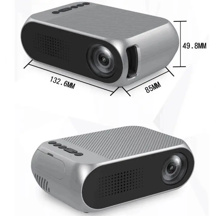 Huishoudelijke полный высокой четкости мини ЖК-проектор ONS Plug US Plug 1080P Мини Draagbare проект домашний медиа Speler HSJ-19