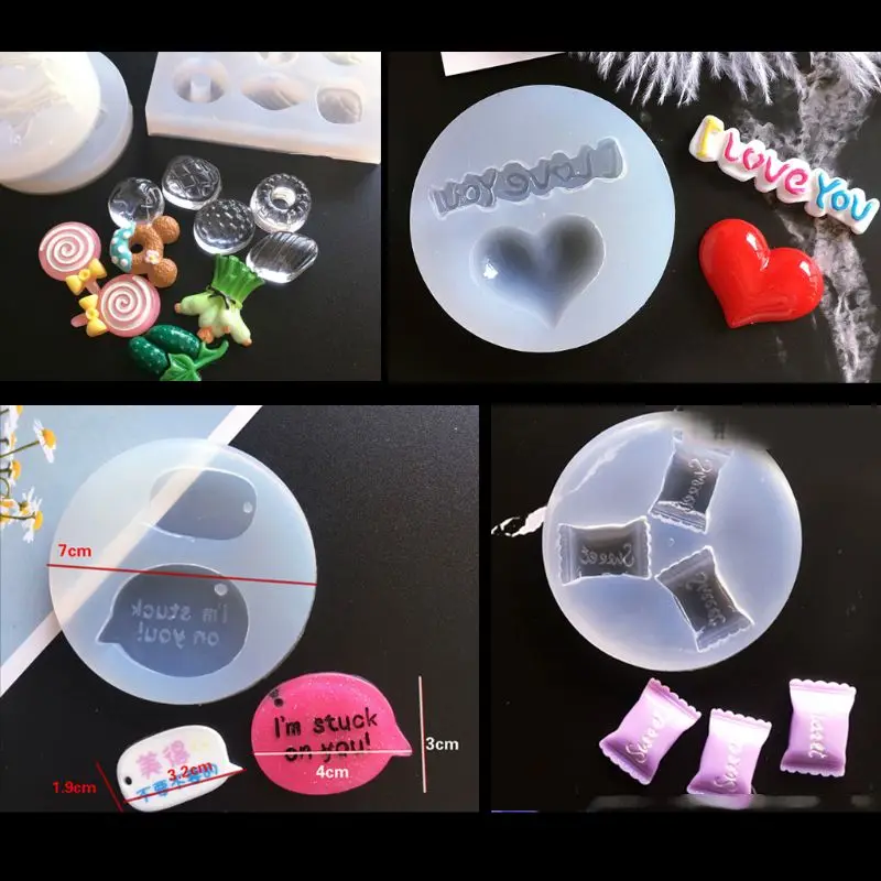 Конфеты утка торт Звезда любовь кулон эпоксидная смола силиконовые формы