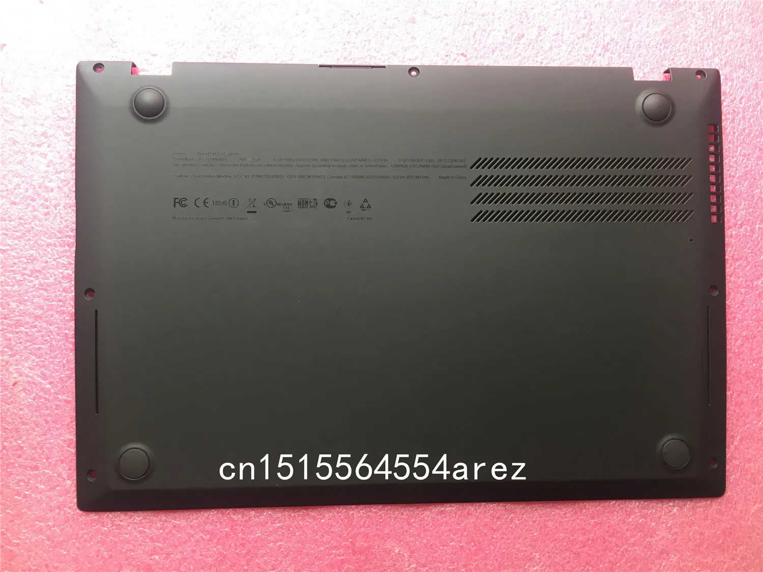 Оригинальный ноутбук Lenovo ThinkPad X1 Carbon 1 го поколения тип 34xx 2013 базовый чехол/Нижняя