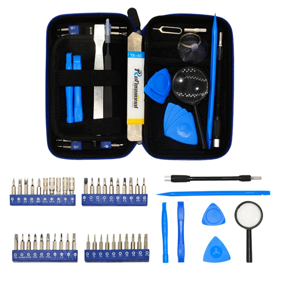 Набор отверток KINDLOV Precision Destornillador 61 в 1 Torx магнитные Биты Комплект изолированные отвертки многофункциональные ручные инструменты