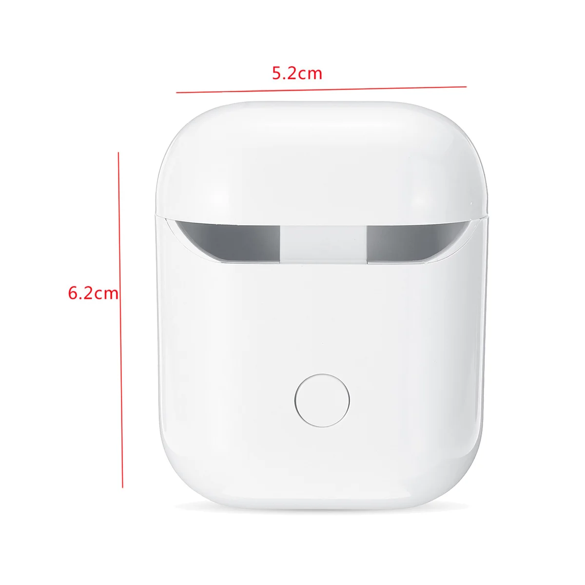 Bluetooth наушники QI беспроводной зарядный чехол приемник зарядная гарнитура защитный чехол для Airpod QI стандарт для iphone