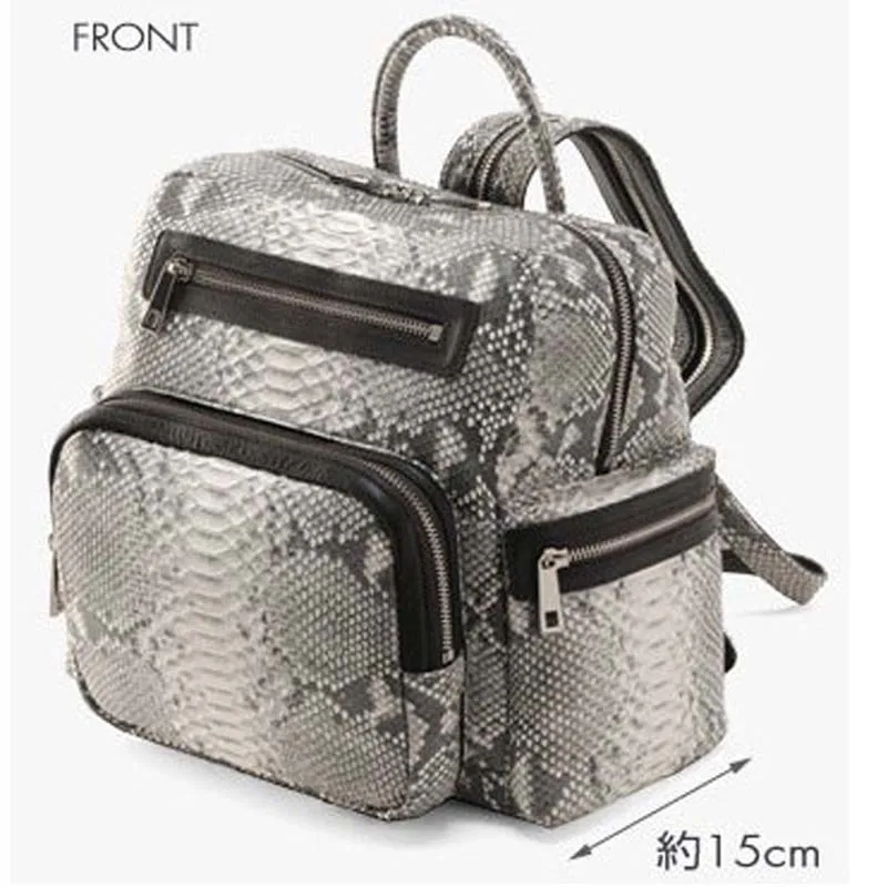 Женский рюкзак из змеиной кожи mengzhongmeng новый женский сумка кожи|womens backpack bag|backpack