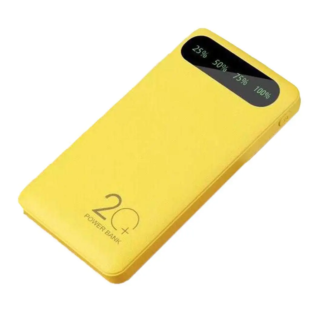 Практичный двойной usb порт светодиодный фонарик 10000 mAh lcd 5 V/1A V/2A порты цифровой